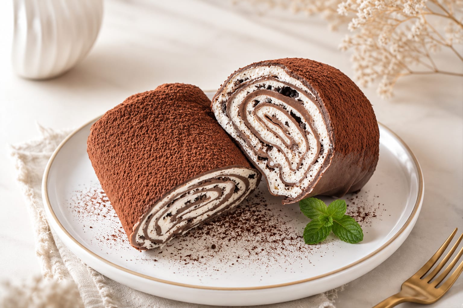 Mile Crepes Roll Chocolate
